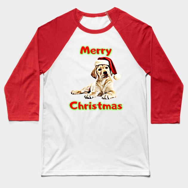 Golden Retriever Merry Christmas gift design, Dog Lovers christmas decorations, christmas ornaments design Baseball T-Shirt by thebestpod